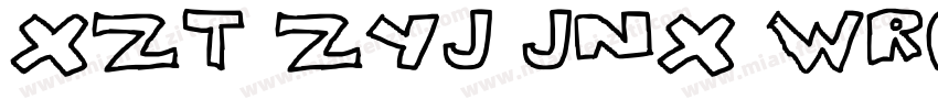XZT ZYJ JNX WRC YWR字体转换